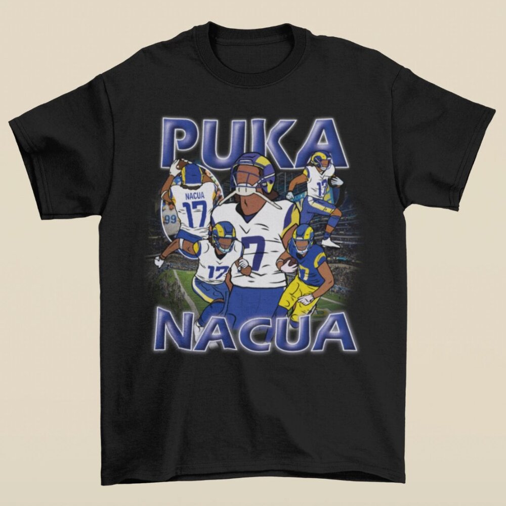 NEW Youth Puka Nacua Vintage LA Football T-Shirt